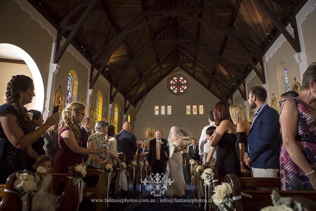 Wedding Photography at Blessed Sacrament Mosman | Fantasie Photography