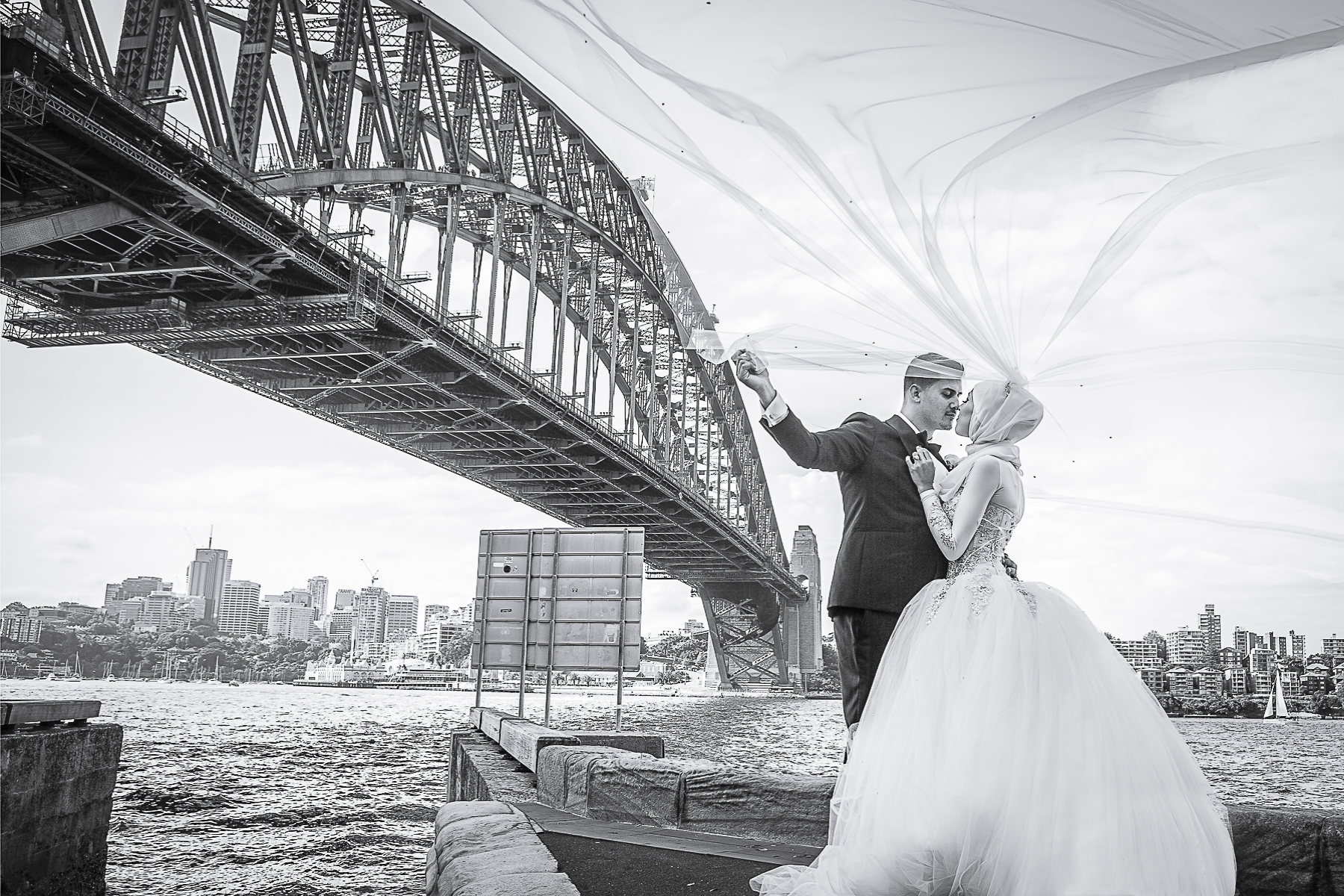 Wedding Photography Sydney Harbour Bridge | Fantasie Photography