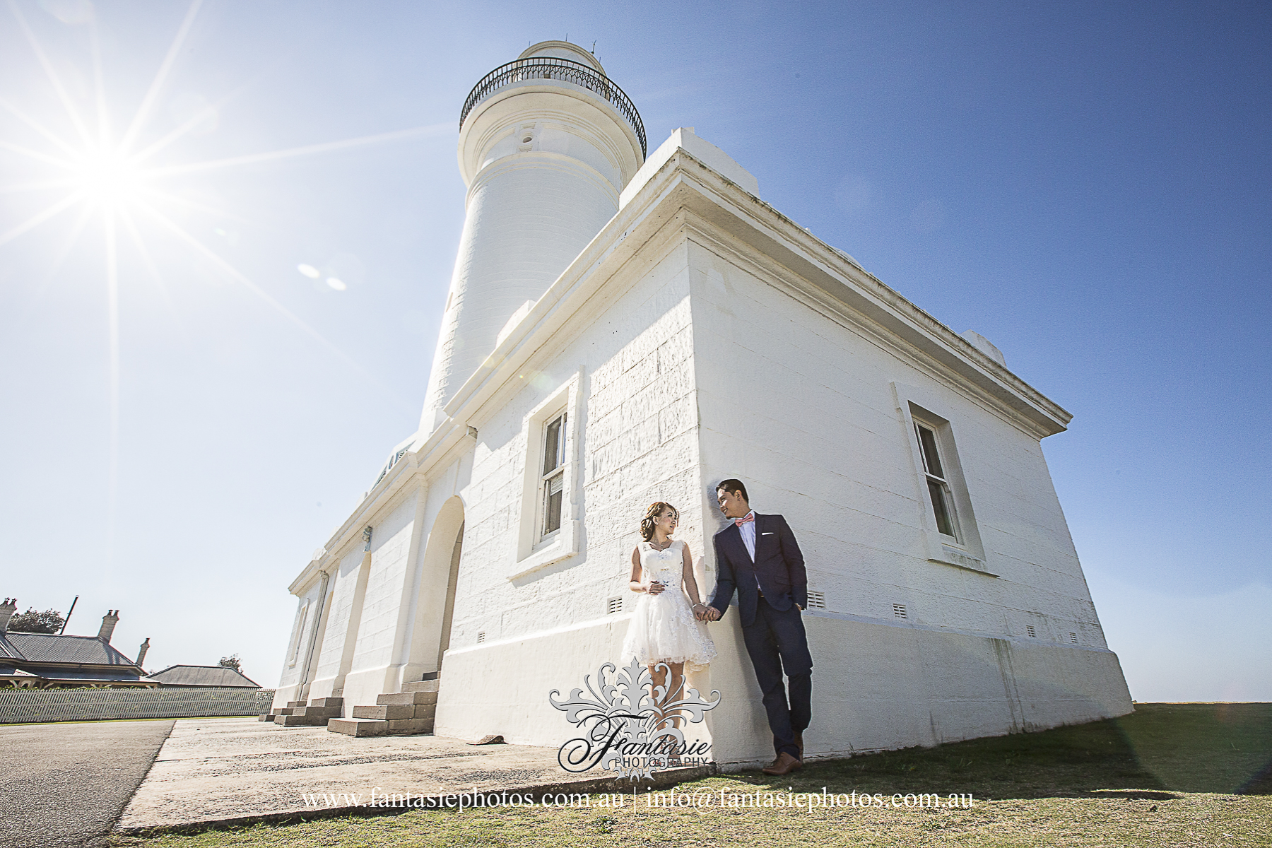 Wedding Photography at Macquarie Lighthouse Watson Bay | Fantasie Photography