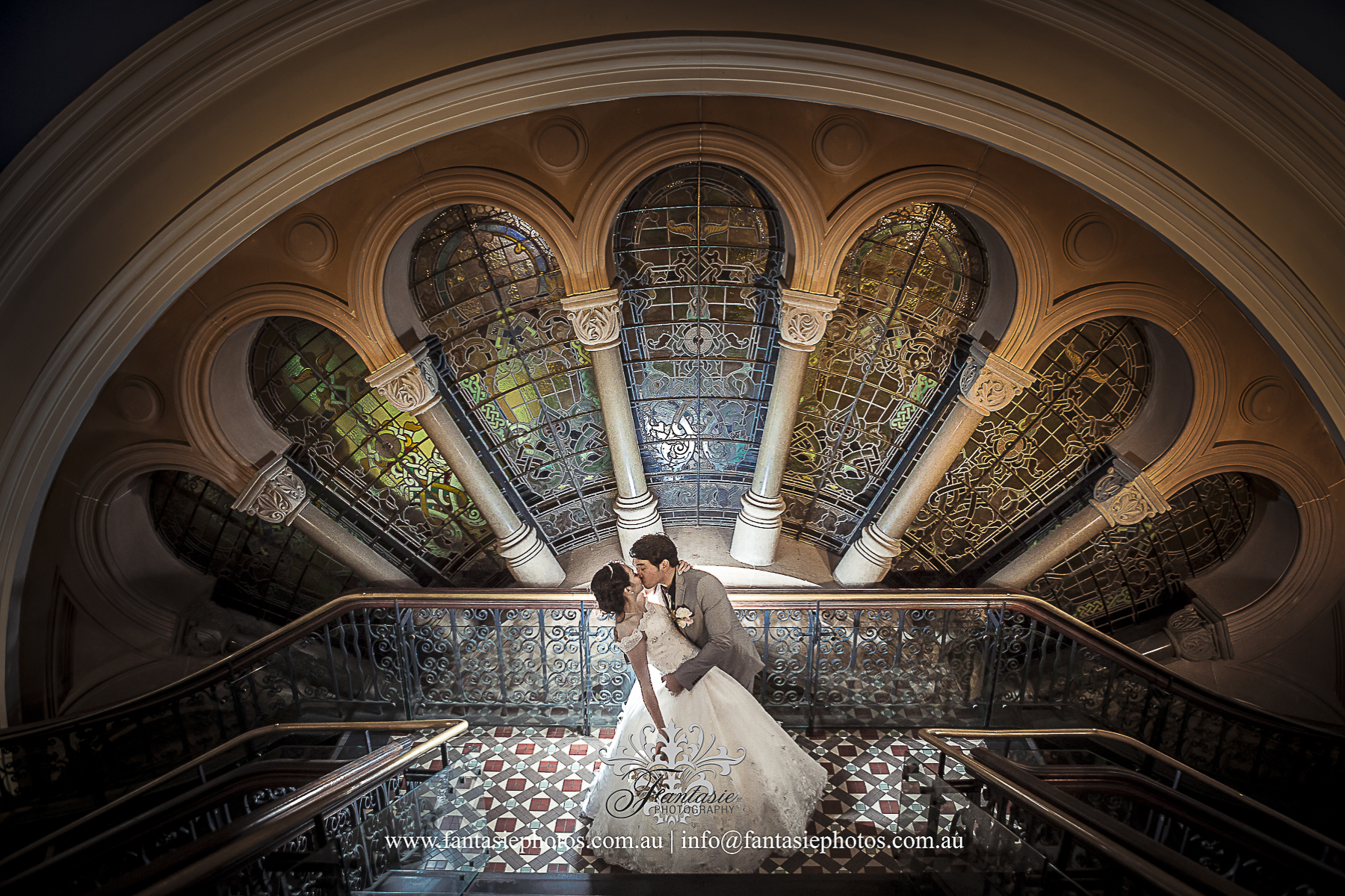 Wedding Photography at QVB Tea Room | Fantasie Photography