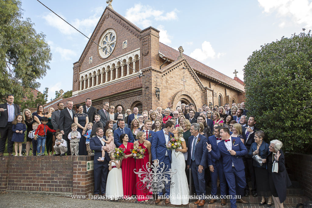 Wedding Photography at Blessed Sacrament Catholic Church Clifton Gardens | Fantasie Photography