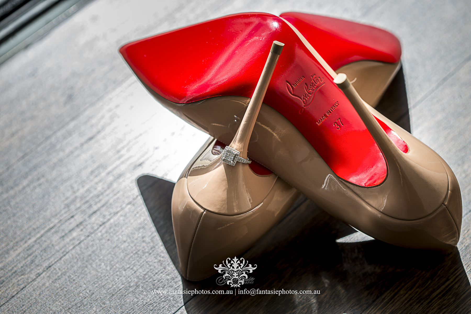 Superior luxury bridal style best wedding high heel christian louboutin photo | Fantasie Photography